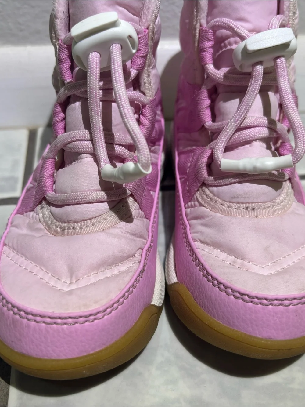 Sorel Whitney Kids Pink Snow Boots